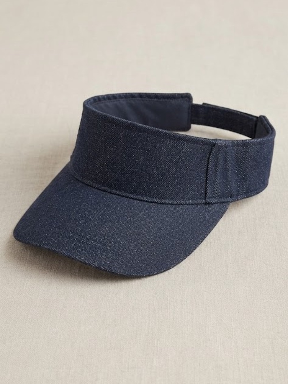 BNWT Navy Denim Jean Visor Hat